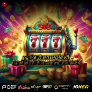 pg slot เว็บตรง เครดิตฟรีเล่นสล็อต ให้ได้เงิน จากค่ายเกมยอดฮิต